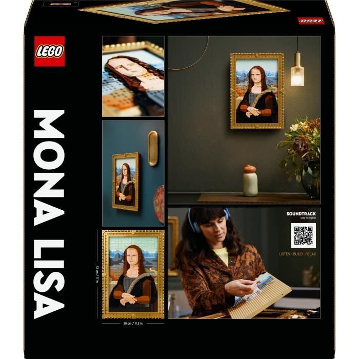 LEGO® Art 31213 La Joconde - Set de construction tableau de Léonard de Vinci - Décoration