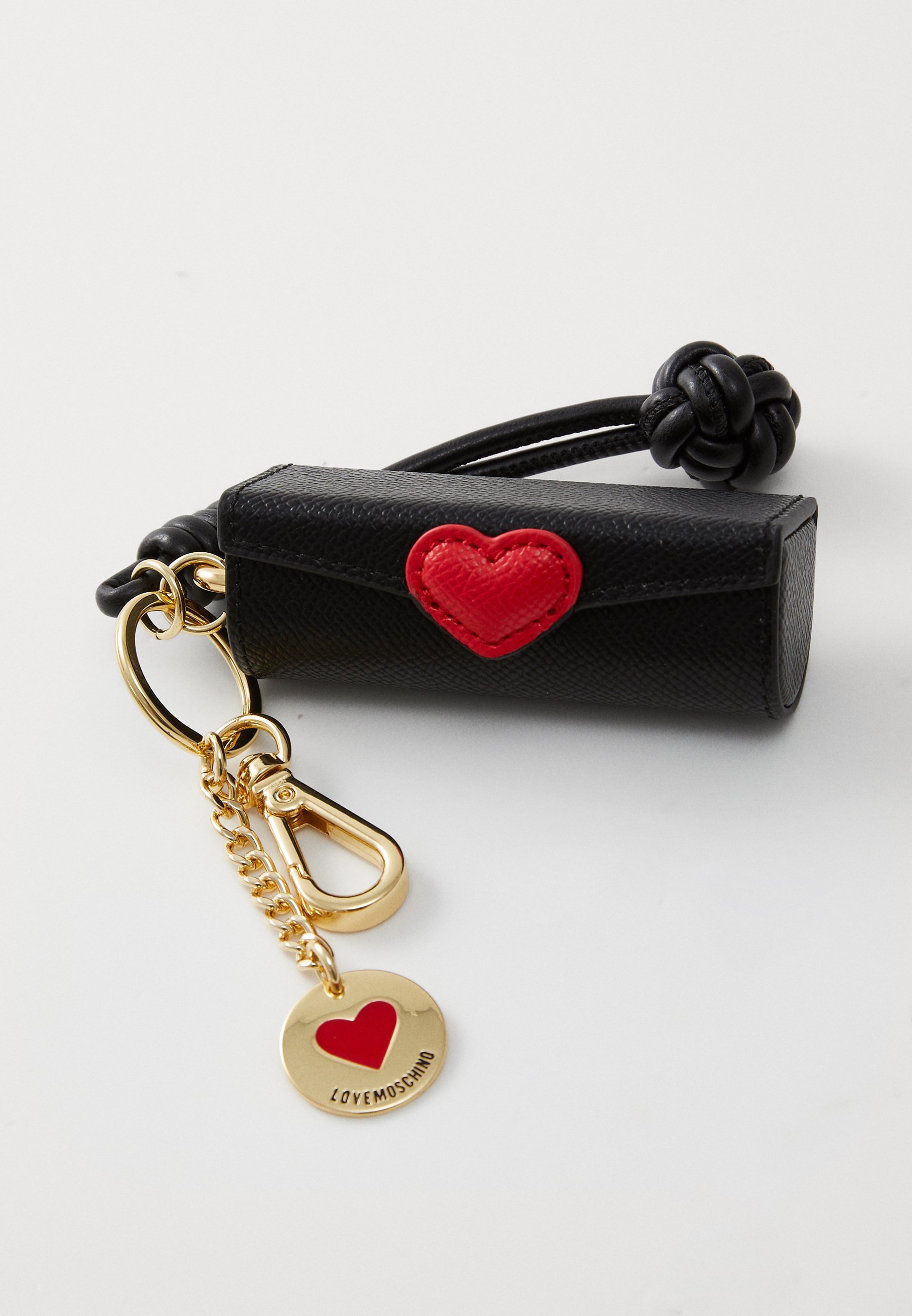 Love Moschino CHARMS - Schlüsselanhänger - schwarz/rot