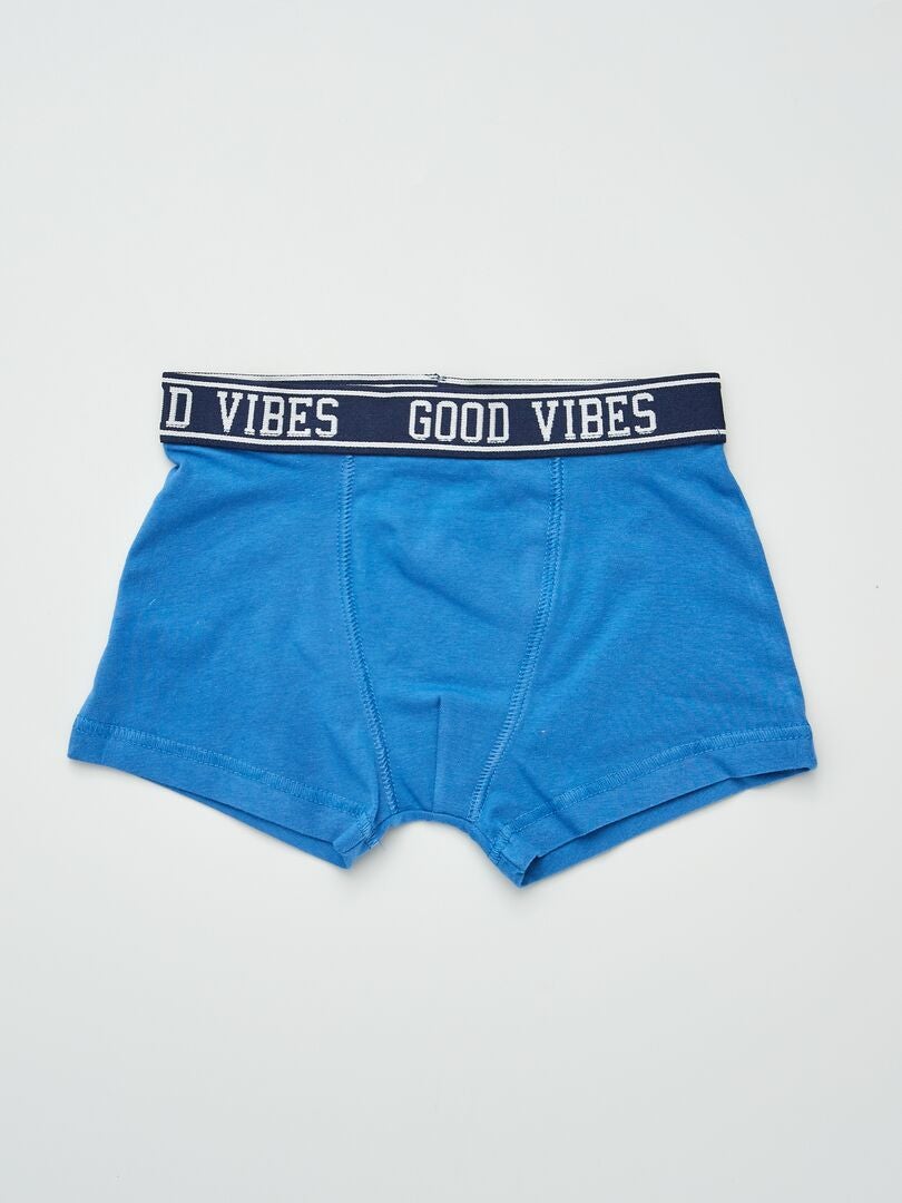 Set van 3 boxershorts - BLAUW
