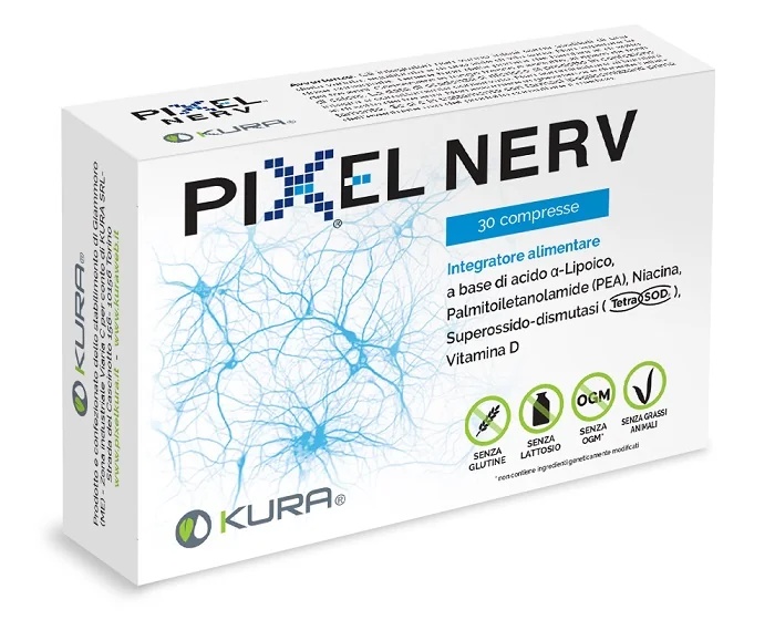 Suplemento alimentar KURA Pixel Nerv 30 comprimidos