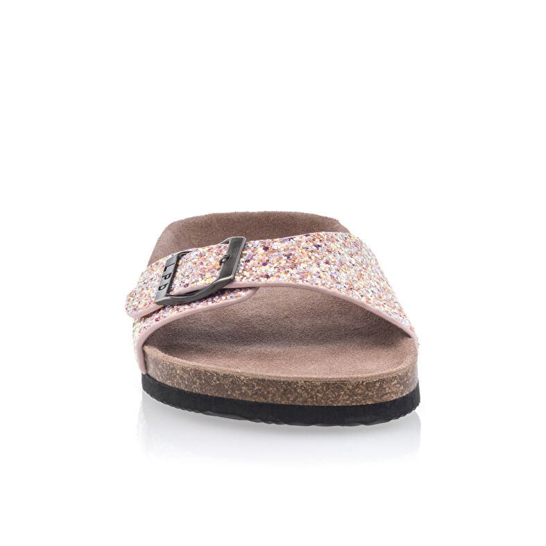  Rosa sandaler / sko med åpen tå til dame