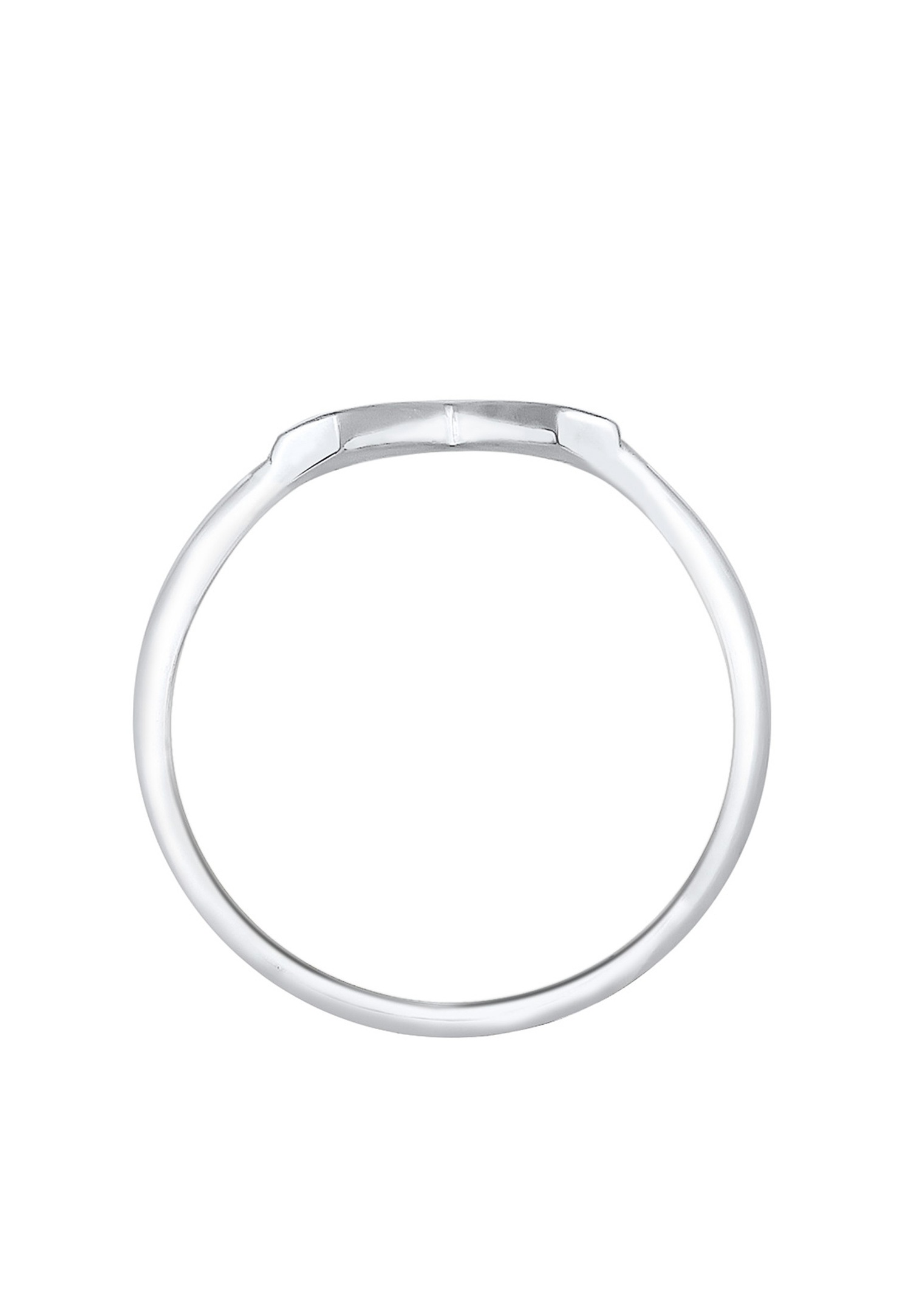 Elli Femme en V Façonnent la Tendance de Base en Argent Sterling 925