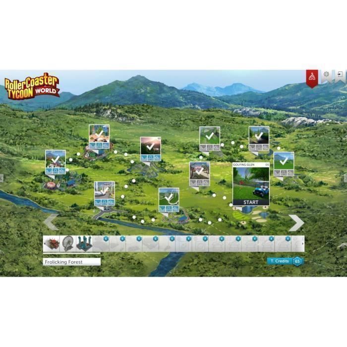 Jeu PC - Atari - Roller Coaster Tycoon World Deluxe Edition - Simulation - Version en boîte