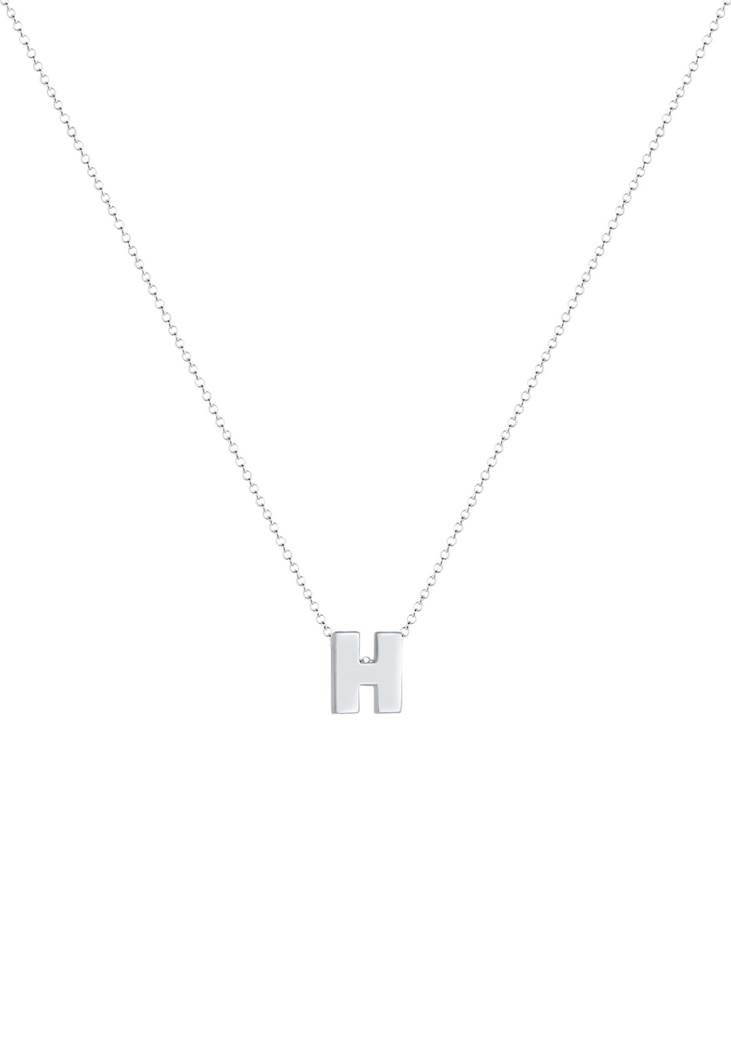 Elli Femme Pendentif Lettre H Initiale - (925/1000) Argent