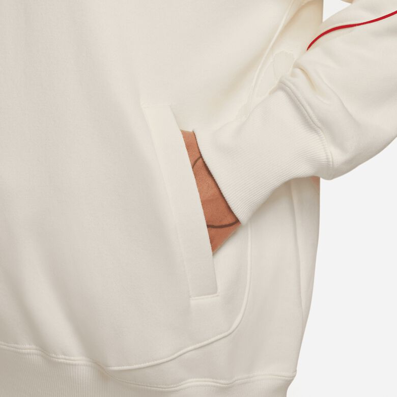 Oversized fleece trui met sport- en Swoosh-logo