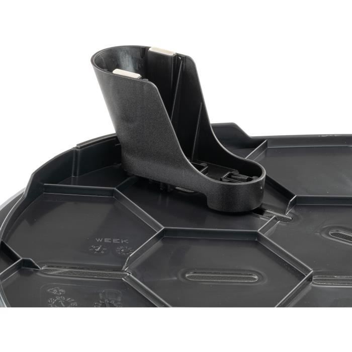 Black relaxation cushion basket - Size M - 64 x 48 x 25 cm - FERPLAST