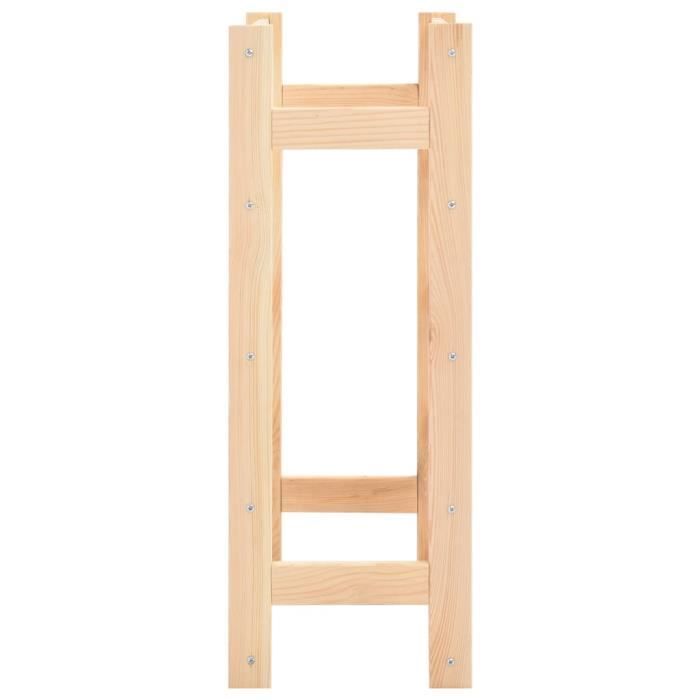 *MAISON BELLE* Casier à Vin - Casier à bouteille Meuble Range Bouteille - Etagère de rangement pour 20 bouteilles Pinède 971874