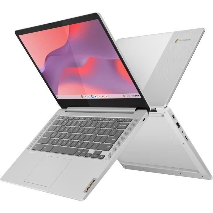 PC Portable Chromebook Lenovo IdeaPad Slim 3 14M868 14'' FHD - MT8186 - 4 Go - 64 Go (2024) - Reconditionné - Très bon état