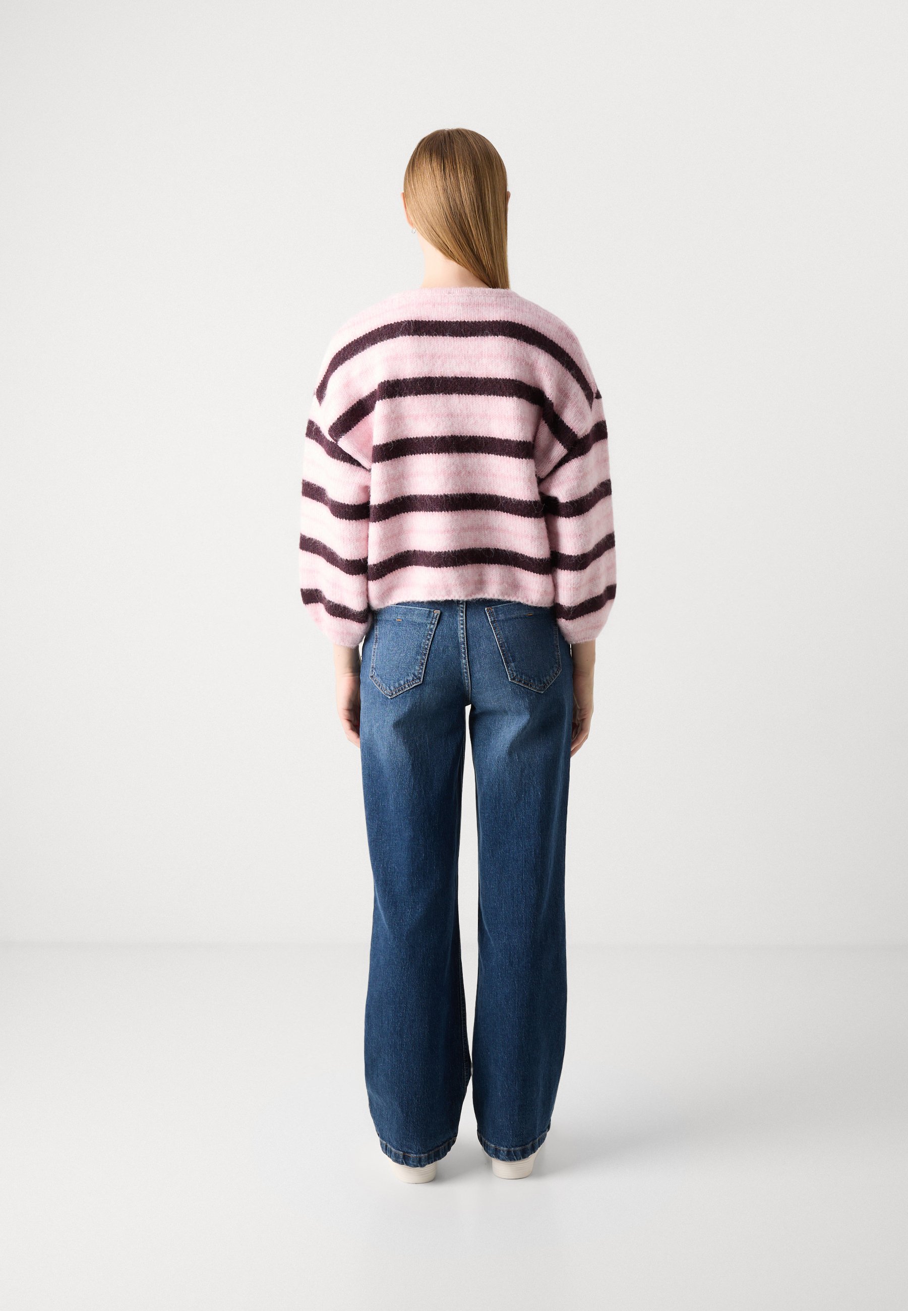 Lindex SWEATER LOLLIE - Maglione - rosa cipria chiaro