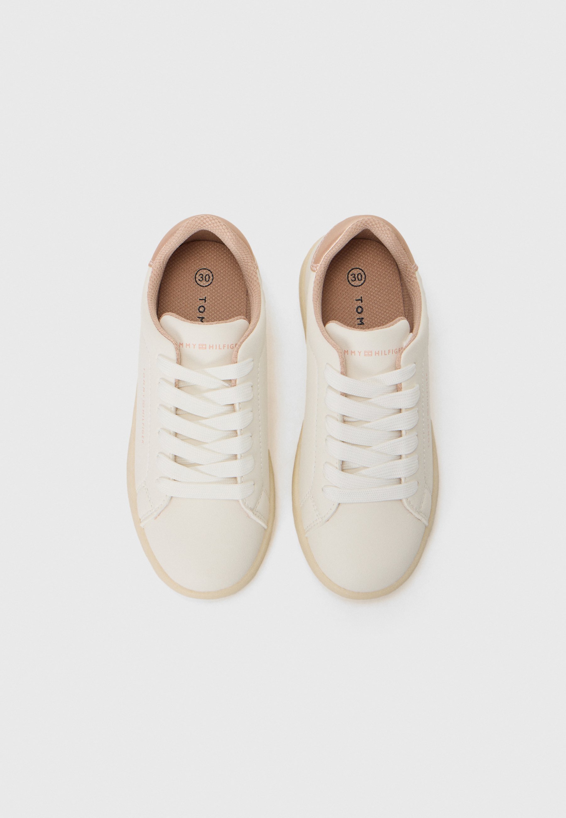 Tommy Hilfiger JACK UNISEX - Sneakers - gebroken wit/roségoudkleurig