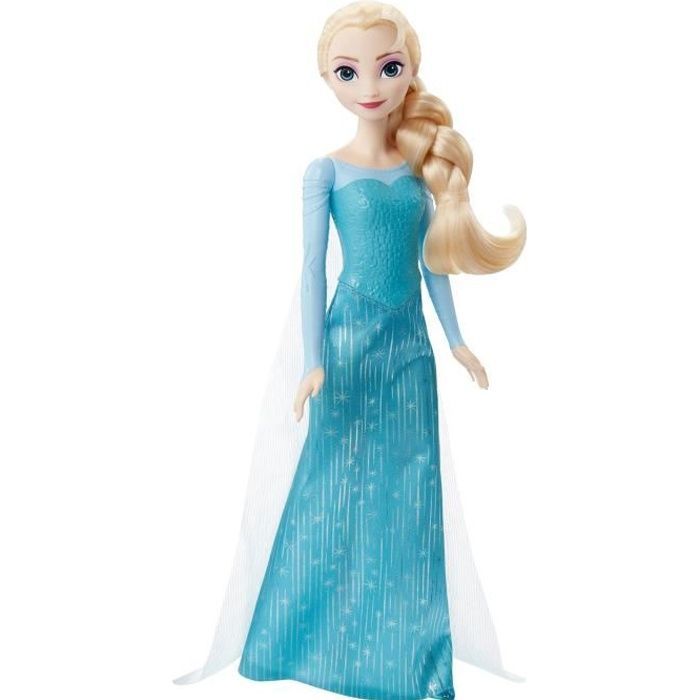 Boneca Elsa de Frozen - Mattel Disney com Roupa e Acessórios HLW47