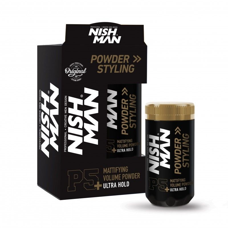 Nishman puder za oblikovanje kose P5+ Ultra Hold