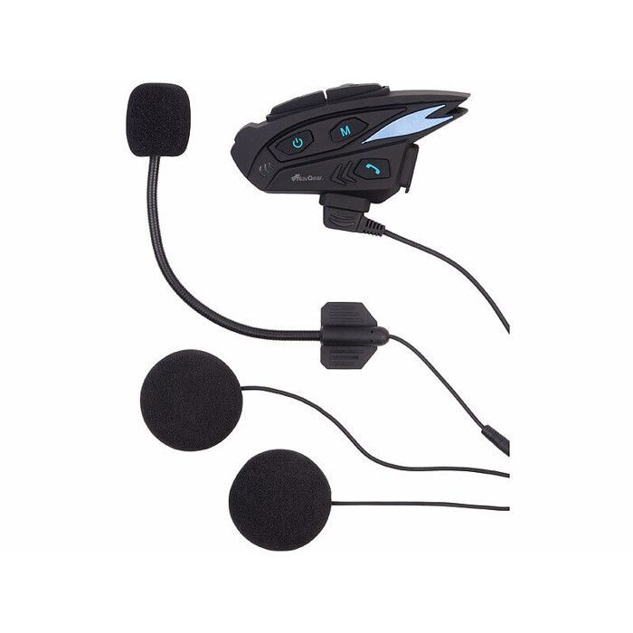 Motorcycle intercom for up to 8 people with Bluetooth function