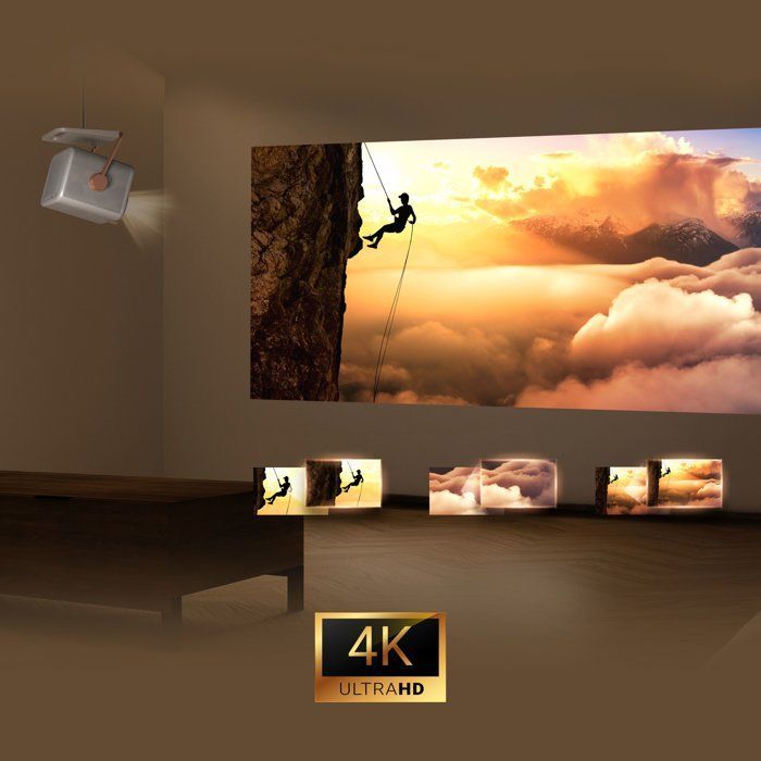 Videoproiettore - HISENSE - M2SE Pro - 4K UHD - Triplo laser tricromatico - 1150 ANSI lumen - Smart TV VIDAA - Dolby Vision