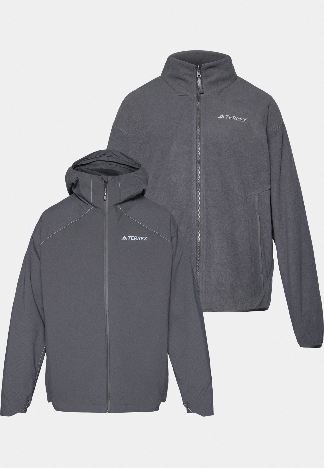 Adidas Terrex Outdoor jas - antraciet