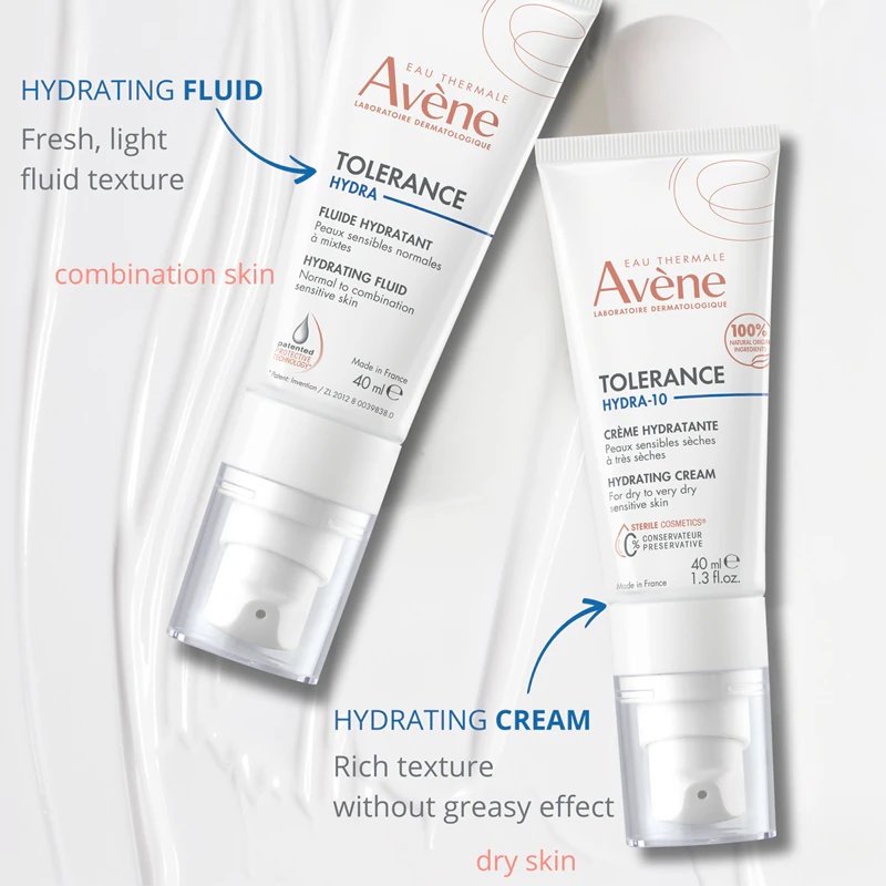 Avène Tolérance Hydra-10 mitrinoša emulsija jutīgai, normālai un kombinētai ādai