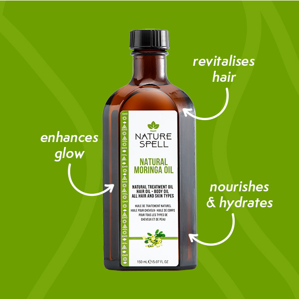 Ulei de Moringa Nature Spell pentru păr și corp