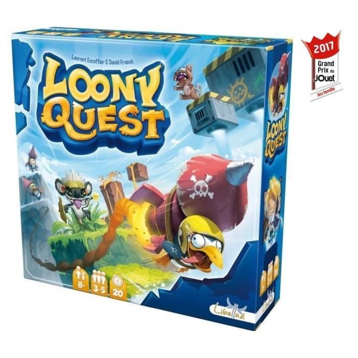 ASMODEE – Loony Quest – Brettspiel – Ab 8 Jahren
