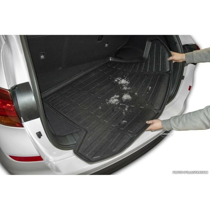 Tappetino per bagagliaio - SCOUTT - Renault Megane 4 - Gomma TPE - Dimensioni 115x15x15 cm - Nero
