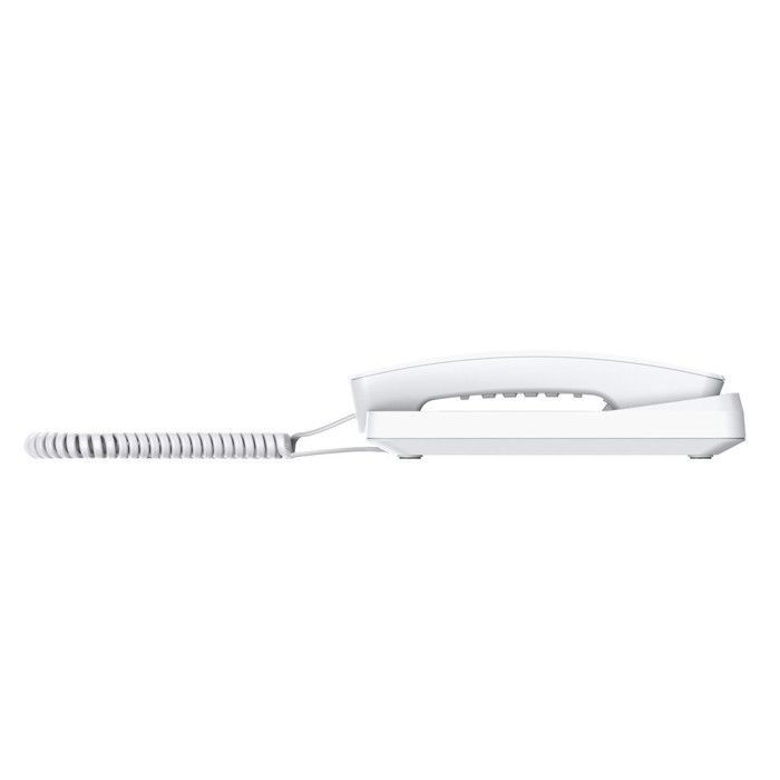 Teléfono con cable - GIGASET - Escritorio 200 - Blanco - Soporte flexible - Audio nítido