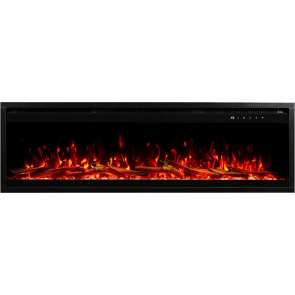 Royal Pro 100 Cm, Kominek Elektryczny Led Ścienny I Do Zabudowy Aflamo