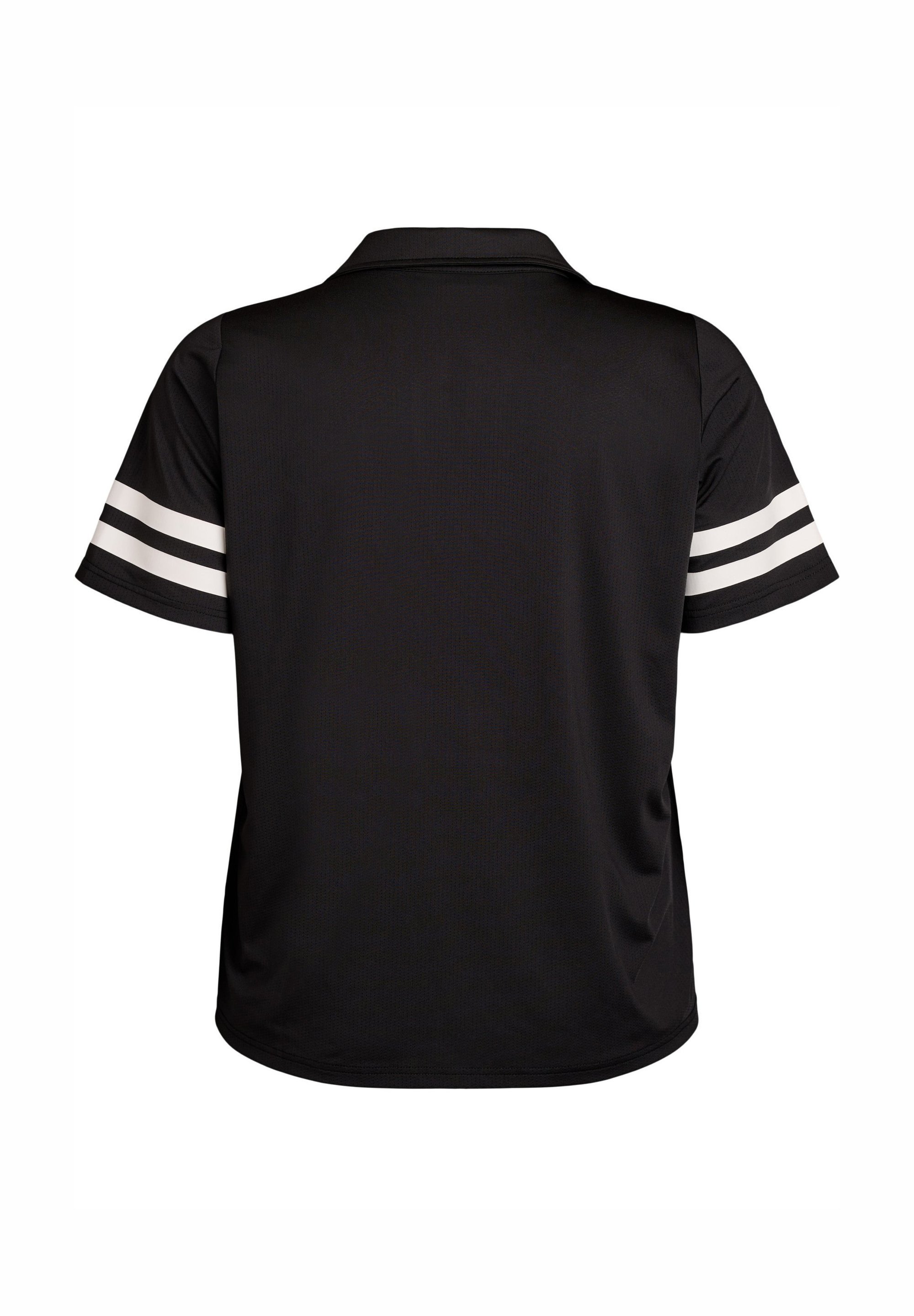 Active by Zizzi - Polo Liliches à rayures - noir