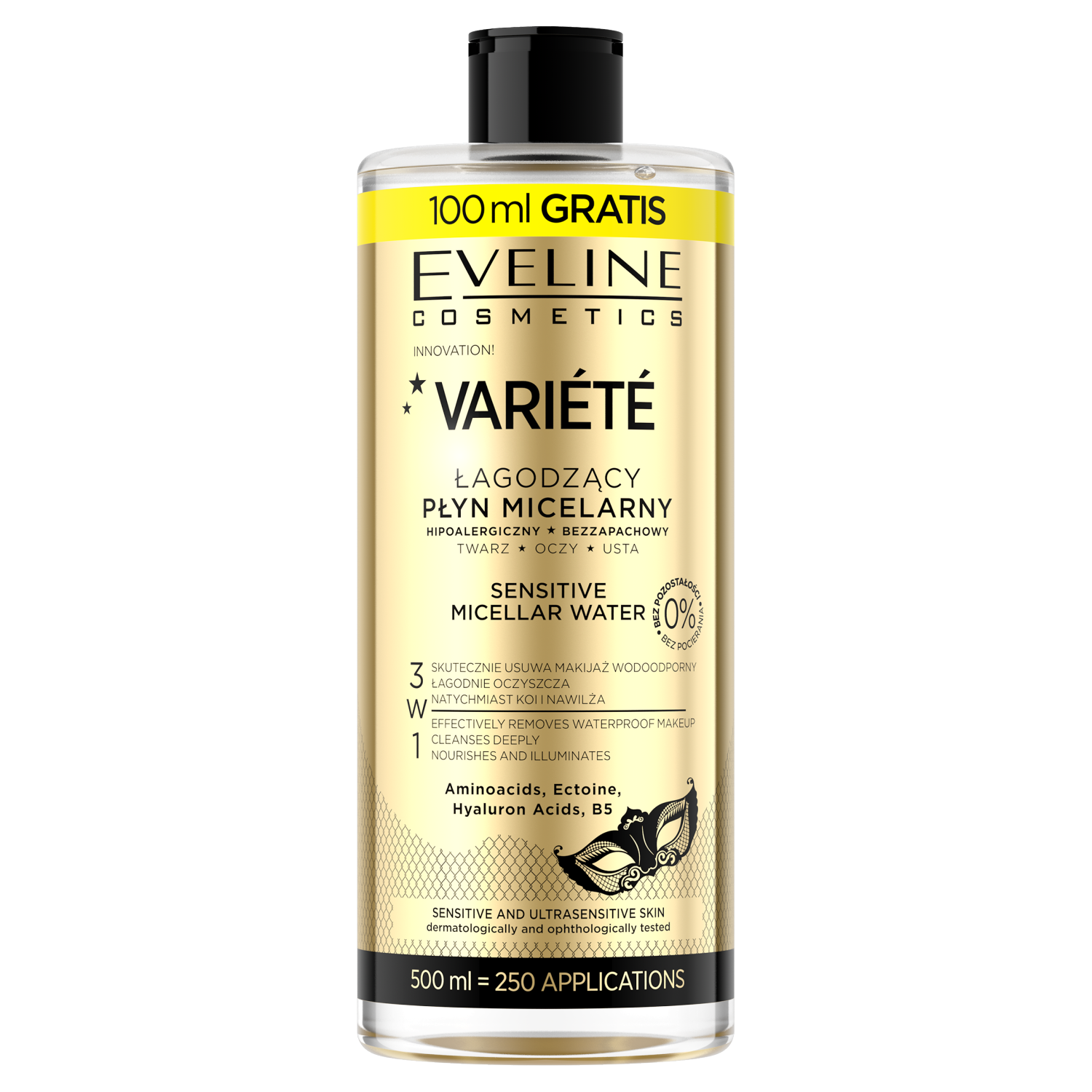 Variedade de cosméticos Eveline
