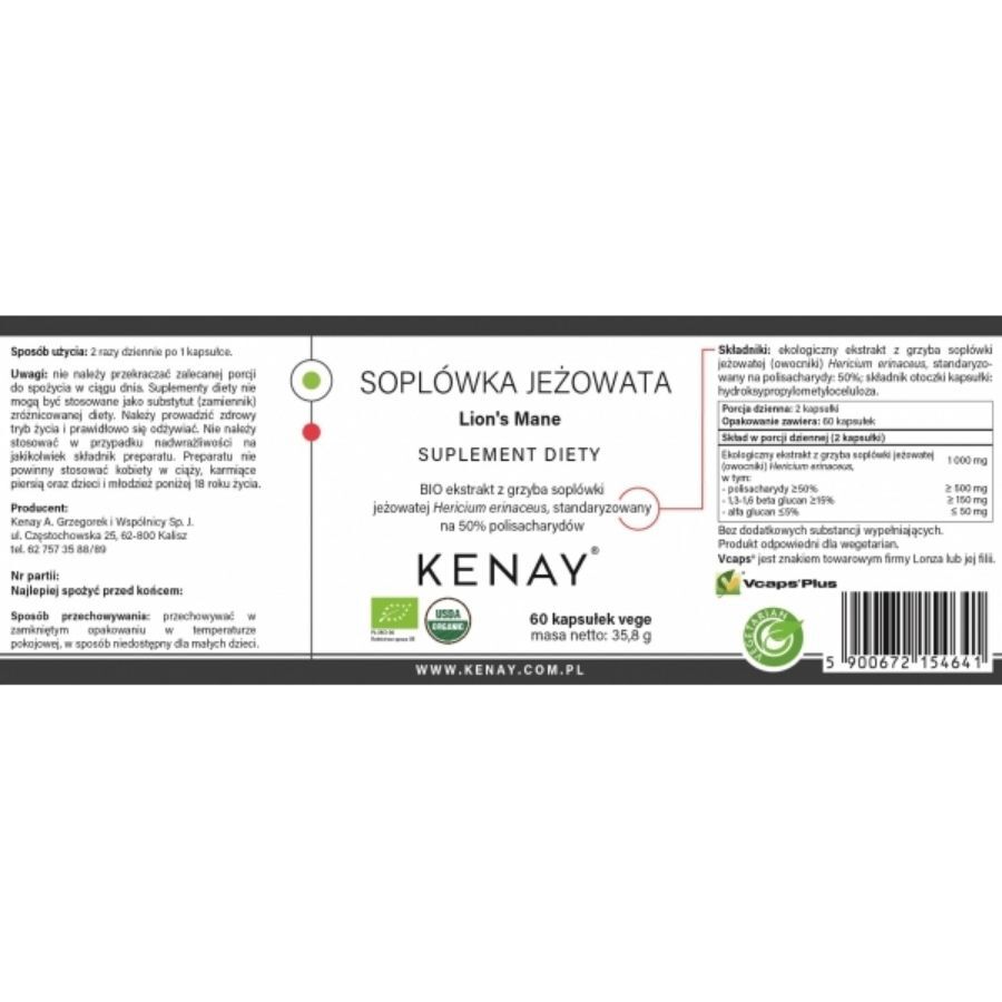 Kenay Soplówka Jeżowata Löwenmähne