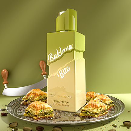 Golf-Orchideen-Baklava-Häppchen