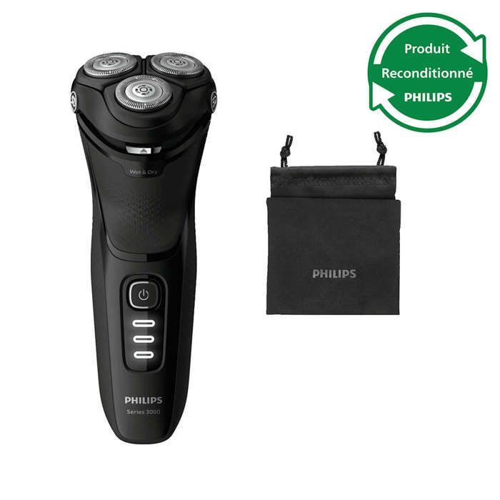 Afeitadora Philips serie 3000 S3233/52R1 reacondicionada como nueva.