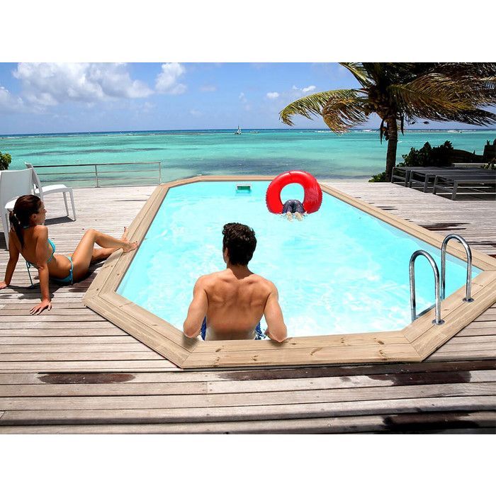 Piscina de madera 