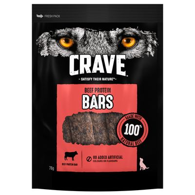 Barras de proteína CRAVE com carne bovina