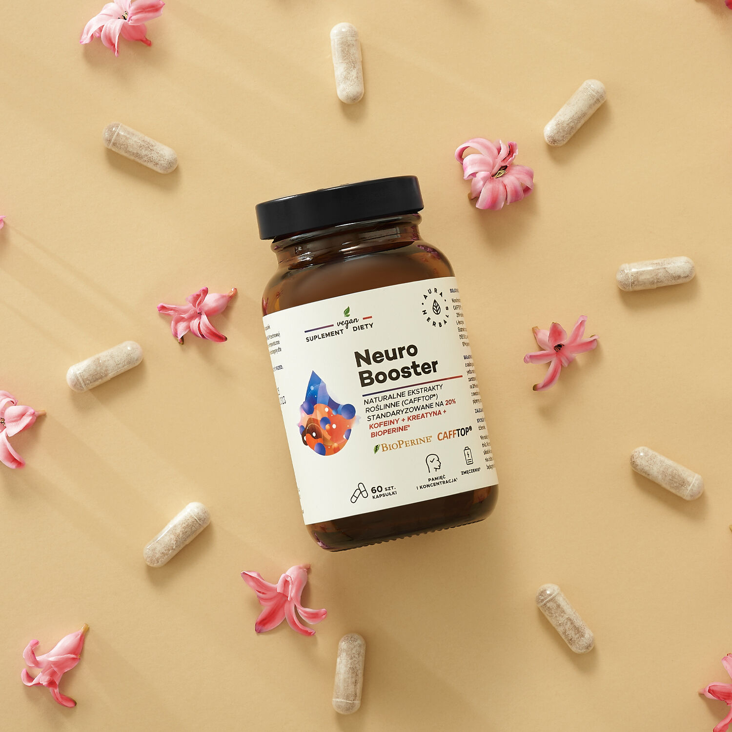 Aura Herbals neiro pastiprinātājs