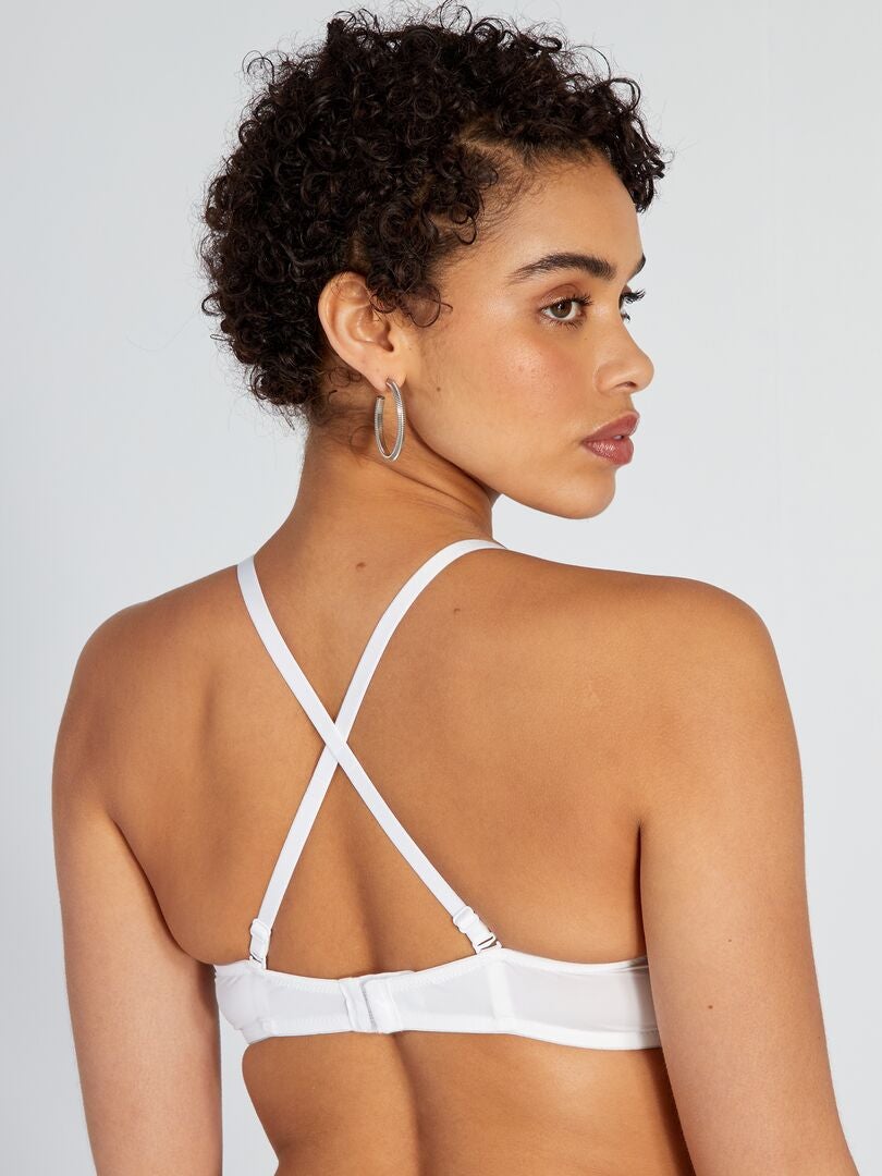 Sutiã bandeau acolchoado - BRANCO