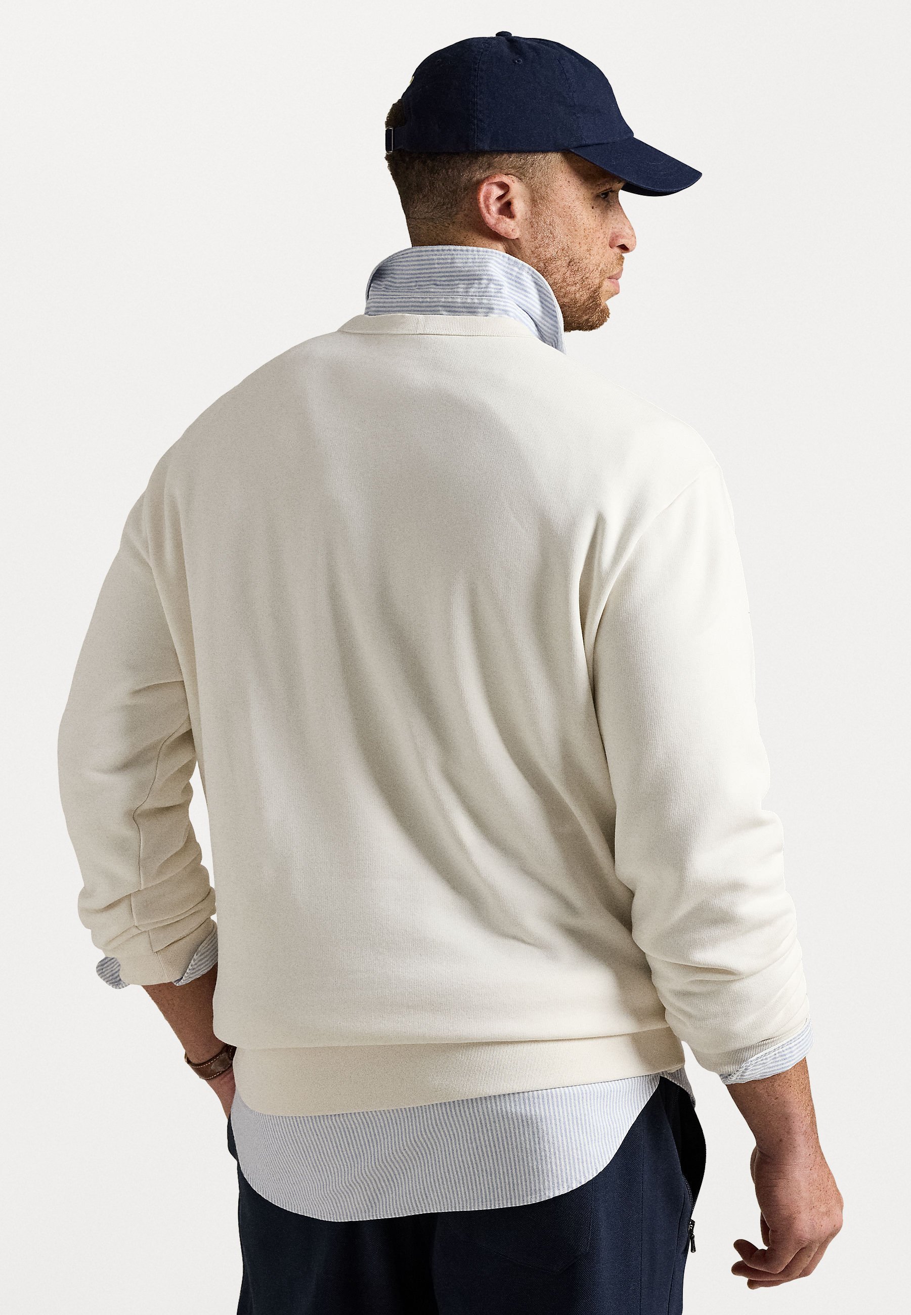 Felpa Polo Ralph Lauren Big & Tall con logo in pile - Felpa - nevis