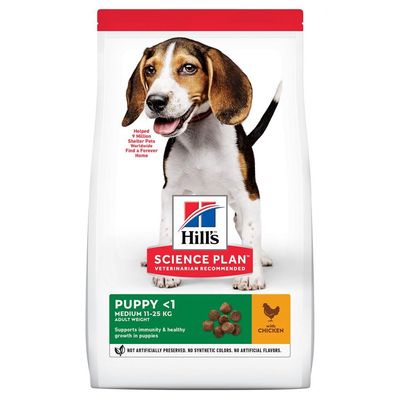 18 kg Hill's Science Plan tørfoder til voksne/hvalpe - 14 kg + 4 kg gratis!*
