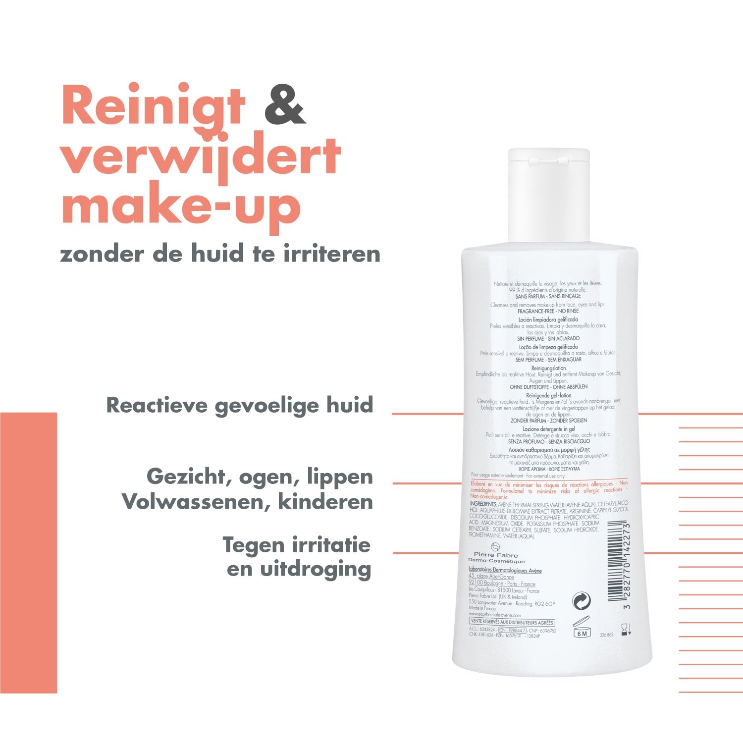 Avène sredstvo za skidanje šminke Tolérance izuzetno nježno sredstvo za čišćenje - 200 ml