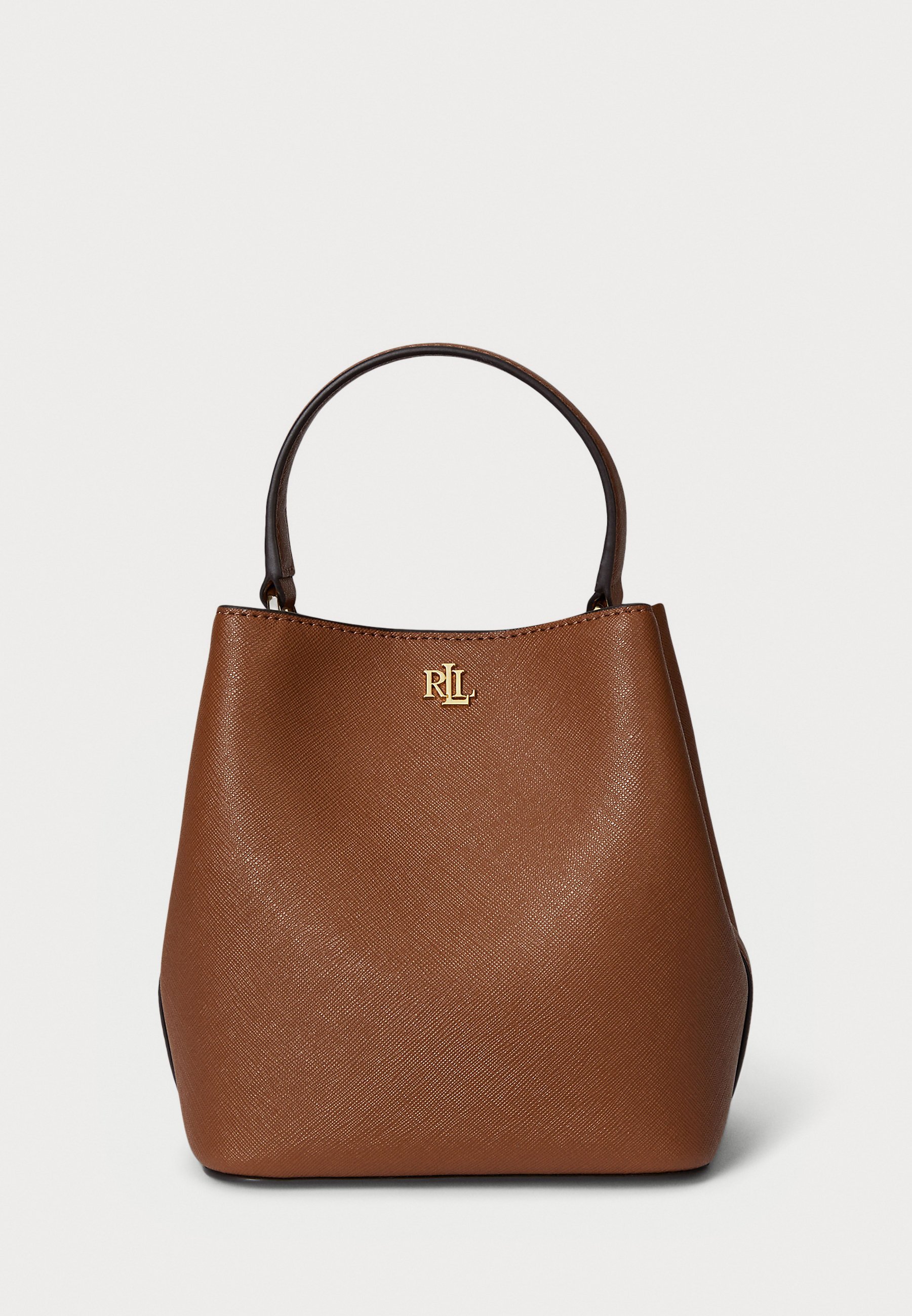 Borsa a secchiello piccola Reese con motivo a quadri incrociati di Lauren Ralph Lauren - Borsa a mano - lauren tan