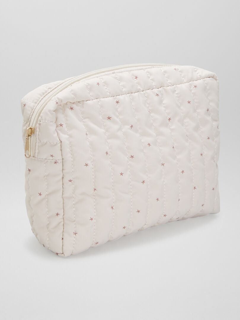 Gewatteerde opbergtas - BEIGE