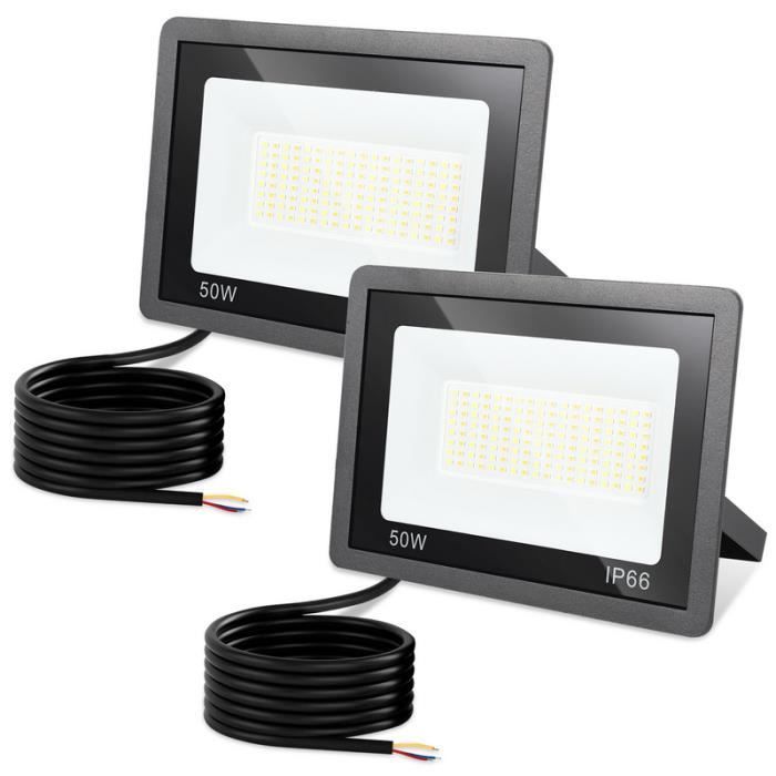 Foco LED Hengda - 50W - Resistente al agua IP66 - 3 colores - Aluminio fundido a presión