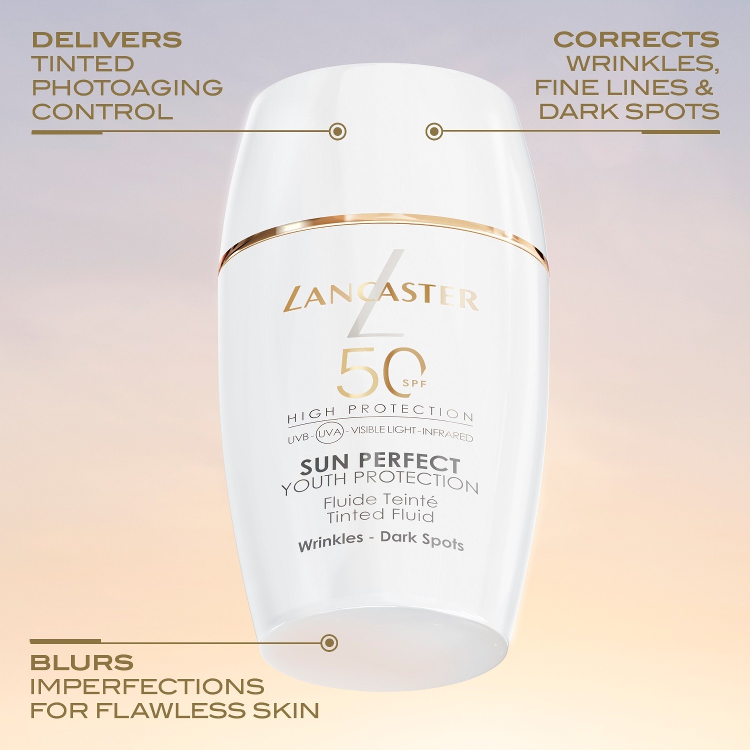 Lancaster Sun Perfect šķidrais saules aizsargkrēms SPF 50 - 30 ml