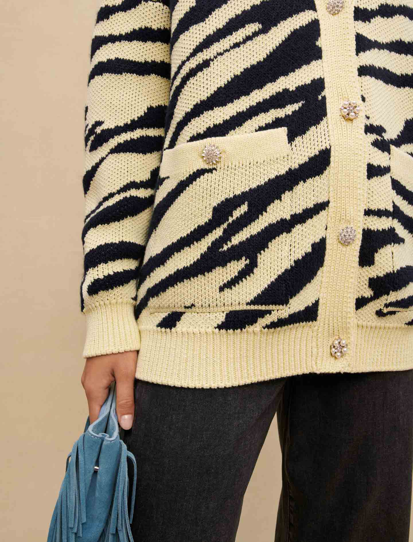 Oversized geel vest - Geel