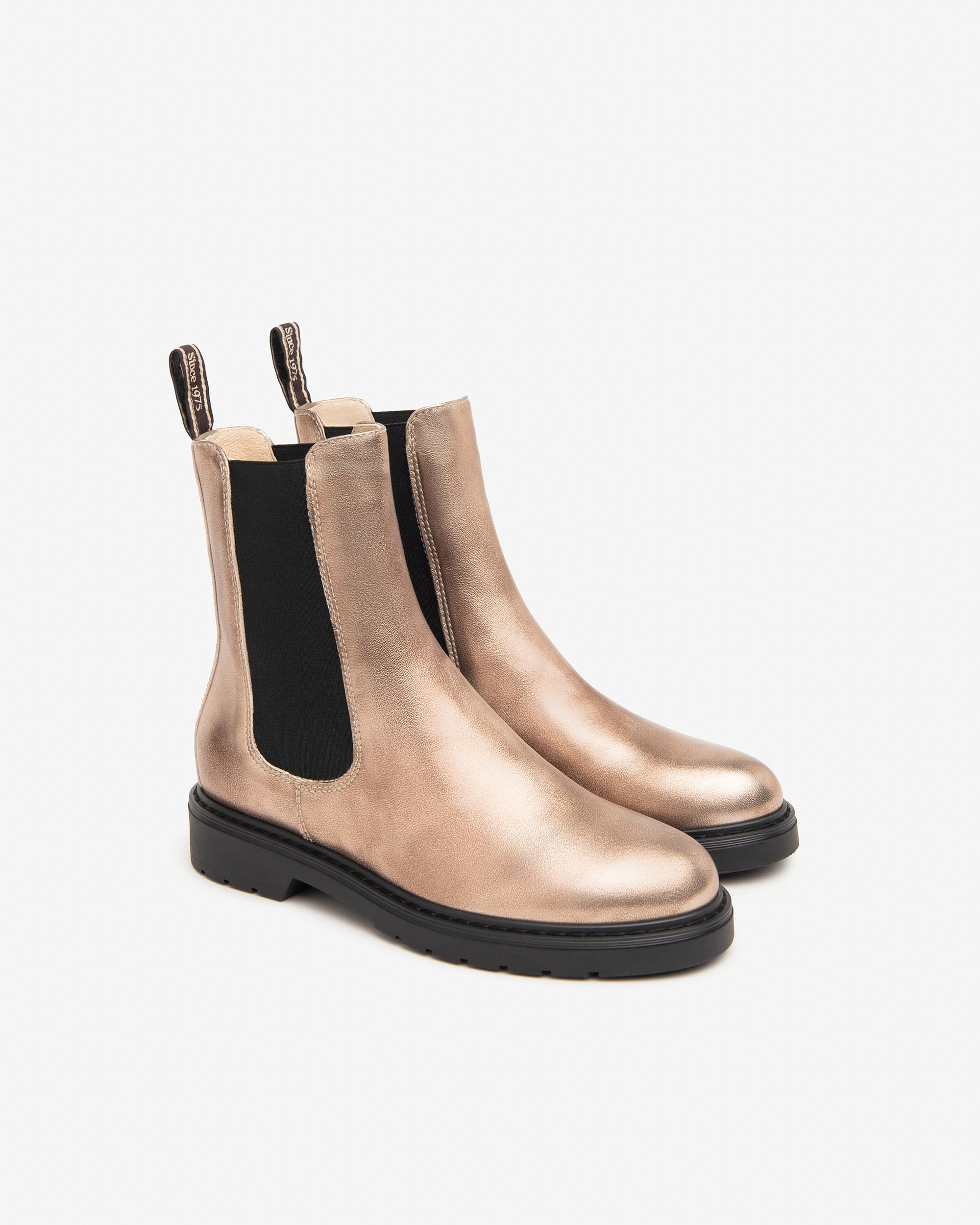  Bottines Chelsea en cuir pour femmes