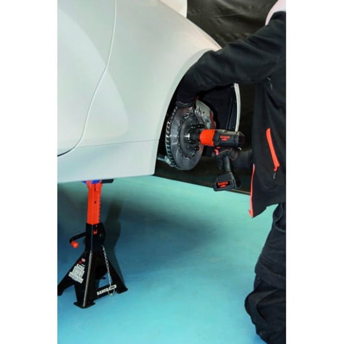 Soportes de eje con trinquete - BAHCO - BH33000 - 2 unidades - 3000 kg - Sistema de seguridad