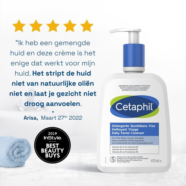 „Cetaphil“ kasdienis veido valiklis, 470 ml