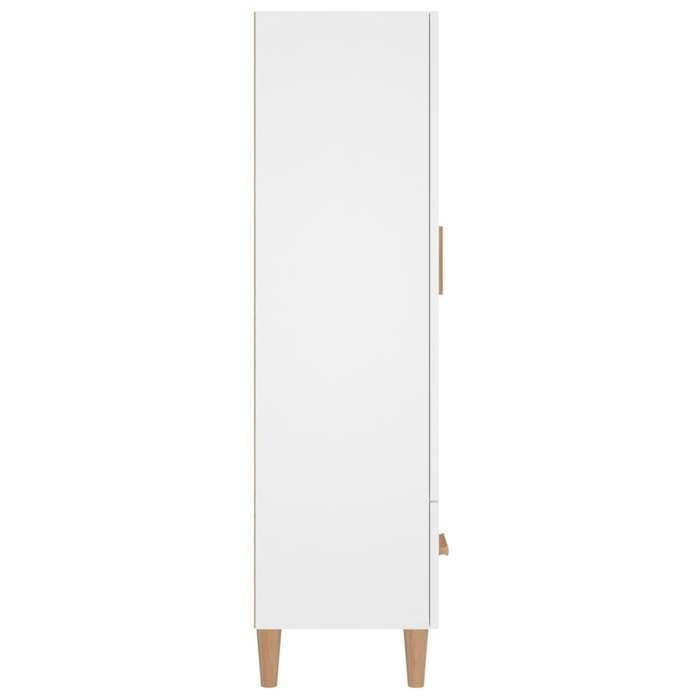 “Rebajas de invierno” Armario/Armario blanco TOP con cajones - Aparador blanco 70x31x115cm - Madera de ingeniería PRO94751