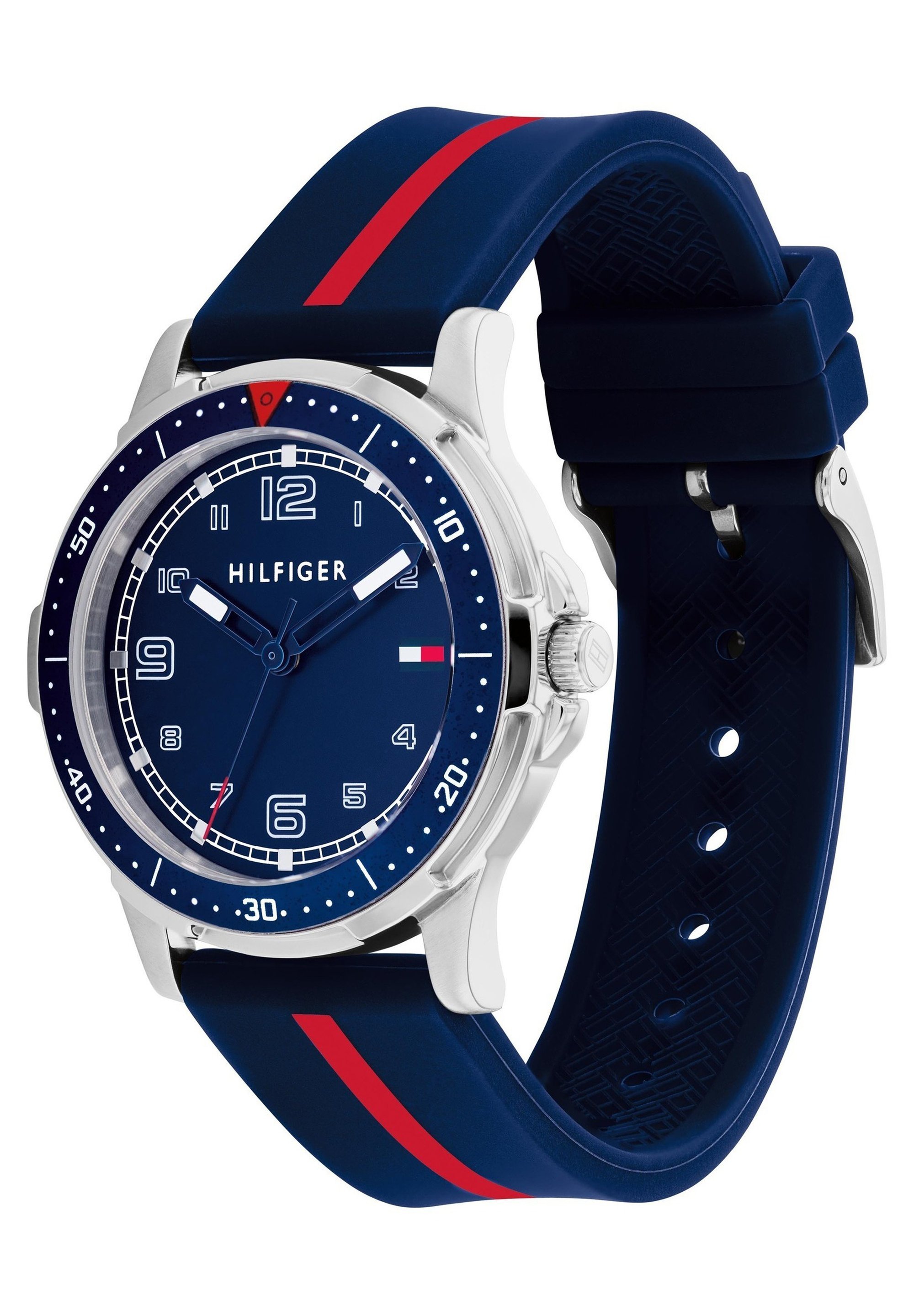 Tommy Hilfiger SPORT - Horloge - blau- en silberfarben blau blau