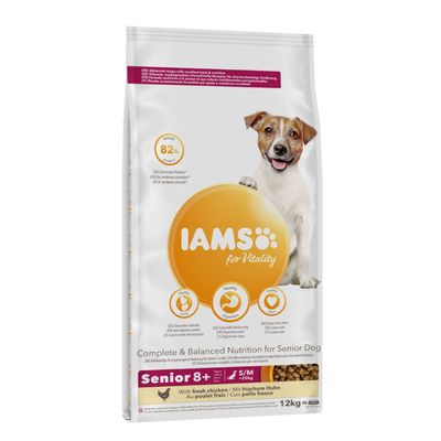 IAMS pro vitalitu starších a starších psů malých a středních psů s kuřecím masem