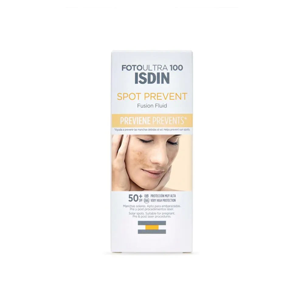 Isdin Fotoprotector Fluid Zapobiegający Powstawaniu Przebarwień SPF 50+