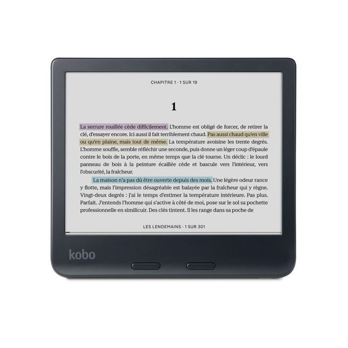 Kobo Libra Colour Black eReader Colour Screen MOBILE KOBO MULTIMEDIA TABLET L